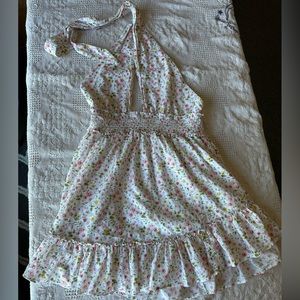 Aerie floral halter dress